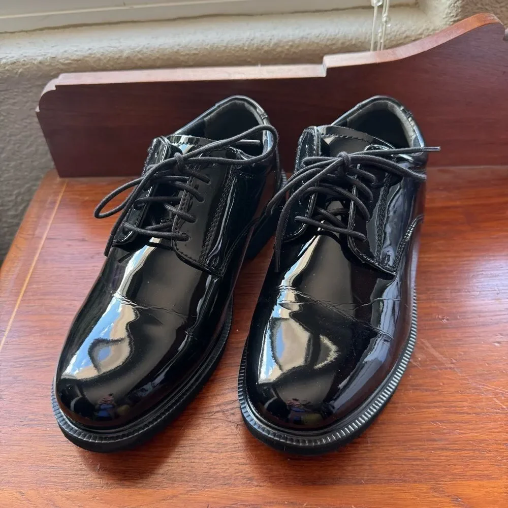 Thorogood Men's and Women's Black Poromeric Uniform Oxford Dress Shoes 8.5 NIB